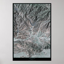 Satellitenplakat Santa Claritas Los Angeles