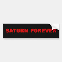 SATURN (AUTOS) FÜR IMMER AUTO STICKER