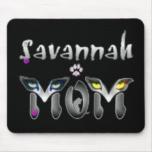 Savanne-Katzen-Mamma-Geschenke Mousepads