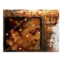 Save the Date Bronzeantike II Postkarte
