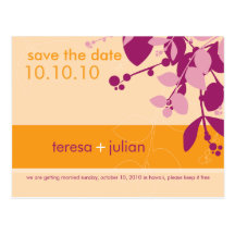 SAVE THE DATE:: Eingeborener 7 Postkarten