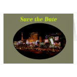 Save the Date Las- Vegasstreifen Karten