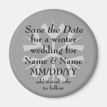 Save the Date Magnet - personifizieren Sie Info Magnete