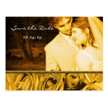 Save the Date mit Ihren Fotos Postkarte