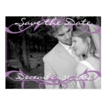 Save the Date mit Ihren Fotos Postkarte