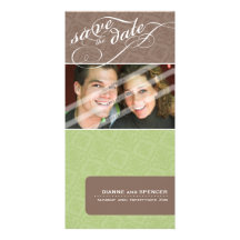 SAVE THE DATE MITTEILUNG:: extravaganter Text 12 Foto Karten