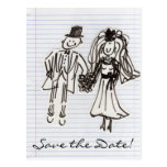 "SAVE THE DATE" POSTKARTE