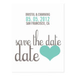 SAVE THE DATE Postkarte