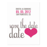 SAVE THE DATE Postkarte