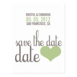 SAVE THE DATE Postkarte