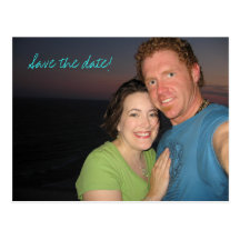 Save the Date! , Strandhochzeit Postkarte