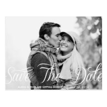 Save the Date USPS Foto-Postkarte