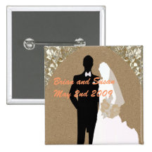 Save the Date Wedding Knopf-Schablone Anstecknadelbutton