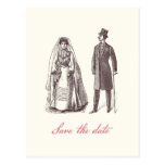 Save the Date Wedding Postkarte