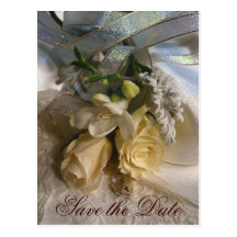 Save the Date Wedding Postkarte