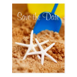 Save the Date zwei Starfish-Postkarte