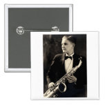 Saxaphone Musiker 1920 Anstecknadel
