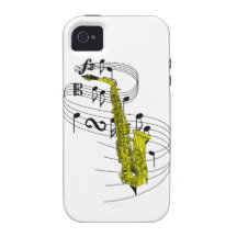 Saxophon Case-Mate iPhone 4 Hülle