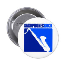 Saxophon-Felsen! Buttons