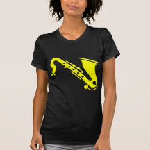 Saxophon - Gelb T-shirt