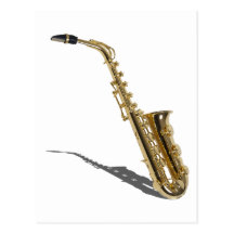 Saxophone020511 Postkarte