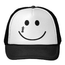 Scarfacelächeln Baseball Caps
