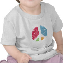 Schablonen-Frieden Tshirt