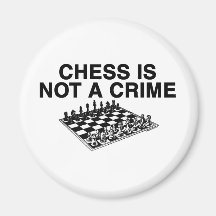 Schach ist nicht ein Verbrechen Magnete