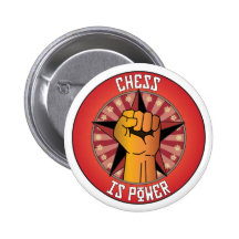 Schach ist Power Anstecknadelbuttons