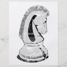 Schach - Ritter Bedruckte Flyer