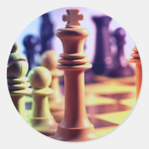 Schach-Spiel-Aufkleber
