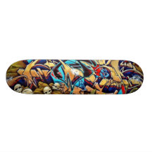 Schädel Graff Plattform Bedruckte Skateboarddecks