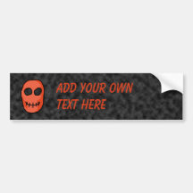 Schädel rot und schwarz. Ursprüngliche Art Auto Sticker
