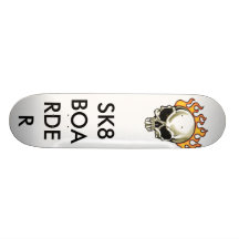 Schädel, SK8BOARDER Personalisiertes Skatedeck