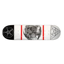 Schädel Skateboard Brett