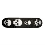Schädel-Skatebrett Personalisierte Skatedecks
