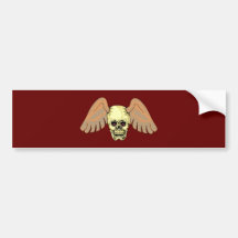Schädel Totenkopf Flügel skull wings Autosticker