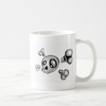 Schädel u. Knochen Tee Haferl