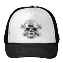Schädelentwurf Baseballcaps