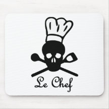 Schädelikone le chef mauspad