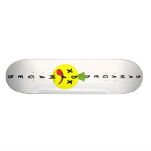 SCHÄDIGENDES GESICHT INDIVIDUELLES SKATEBOARD