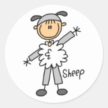 Schafe kleiden oben T-Shirts und Geschenke Sticker