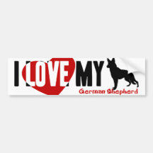 Schäferhund Autoaufkleber