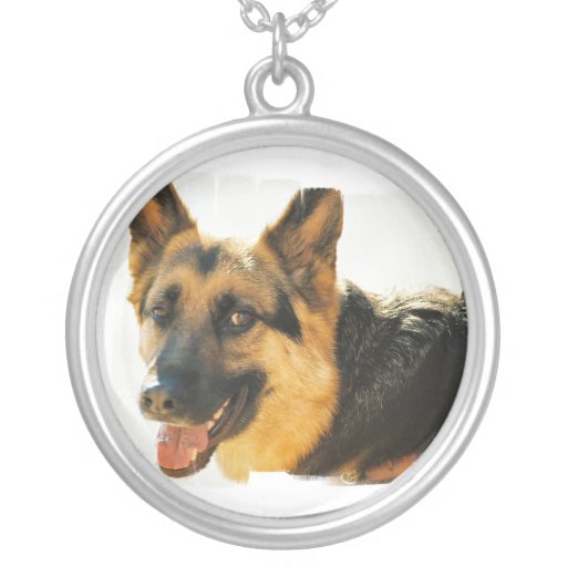 Schäferhund-Hundefoto-Halskette