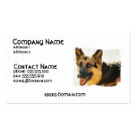 Schäferhund-Hundefoto-Visitenkarte