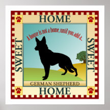 Schäferhund Posterdruck