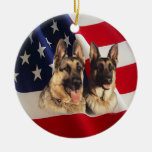 Schäferhund-Verzierung Weihnachtsornament