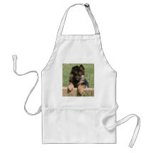 Schäferhund-Welpe Schürzen