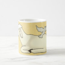 Schale-Lamm u. Taube Tee Tasse