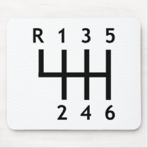 Schalthebel - Rennen Mousepads